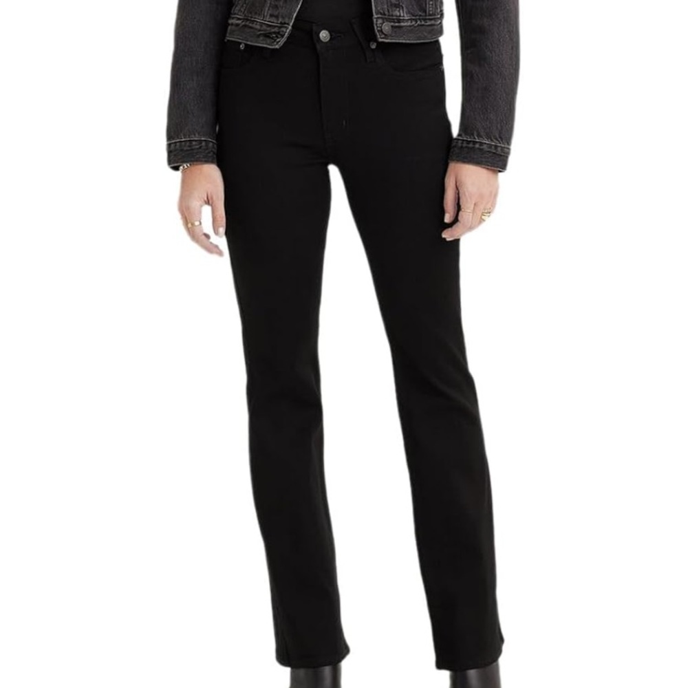 Levi’s 725 high rise bootcut black jeans